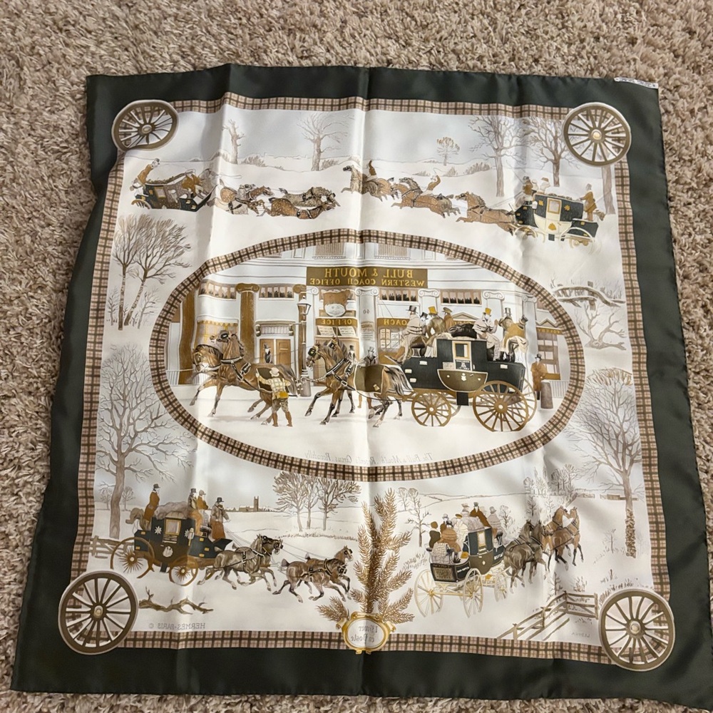 Hermes Authentic Silk Scarf - Picture 9 of 16